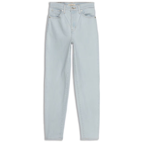 Levi's High Waisted Taper Jeans - Size 28 - Light Wash - Picture 1 of 9